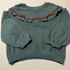 コトリ グリーン リボン トレーナー