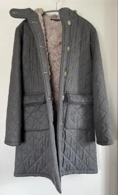 マッキントッシュ　ウール　キルティングコート ロング ボア