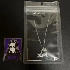 X-girlネックレス　ステッカー付き