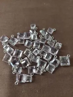 天然アメジスト　ハンドメイド素材40個セット