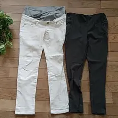 マタニティ　パンツ　2本セット