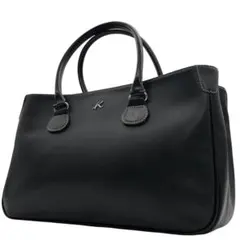 美品　キタムラ　トートバッグ　ビジネス　レザー　黒　Kロゴ　A4◎　肩掛け◎