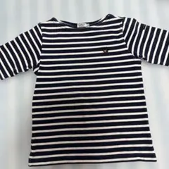 DOUBLE.B ストライプ 半袖Tシャツ 130