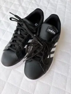 アディダス　グランドコート　スニーカー　本革　24センチ