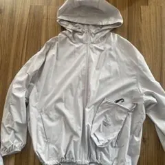 UNIQLO ポケッタブルパーカー　ライトグレー WOMEN XL