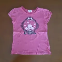 3can4on 半袖Tシャツ ピンク 120cm