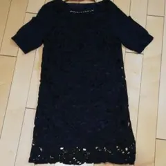 ★最終値下げ★♡tocco♡ 未使用 レース ワンピース ネイビー