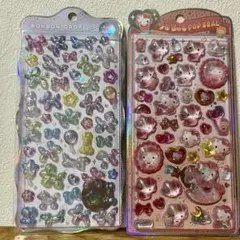 正規品　ボンボンドロップシール　バルーン　うるちゅるポップシール　キティ