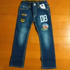 新品ミキハウス　ダブルB　ジーンズ　パンツ　120