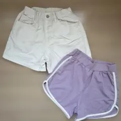 ユニクロ　女の子　ハーフパンツ　140センチ　セット販売