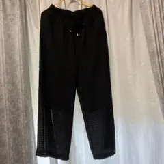 黒ワイドパンツL