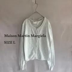 Maison Martin Margiela カットネック カーディガン Lのサムネイル