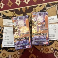 ONE PIECE カードEGGHEAD CRISIS 2BOX テープカット