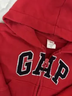 GAP 赤 フード付きトレーナー　12-18M