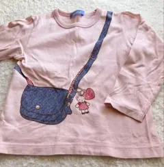 ファミリア　長袖カットソー ピンク