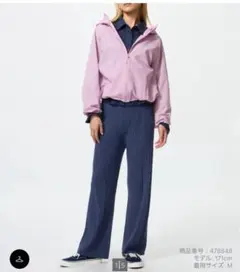 ウォッシャブルニットケーブルパンツ UNIQLO