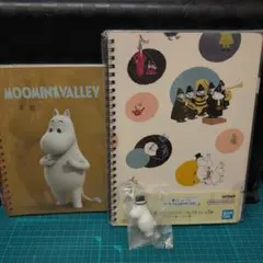 ムーミンバレー ノート2冊とオマケフィギュアのセット
