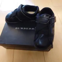 BURBERRY バーバリーブラック キッズスニーカー16.0cm　※名前ありのサムネイル