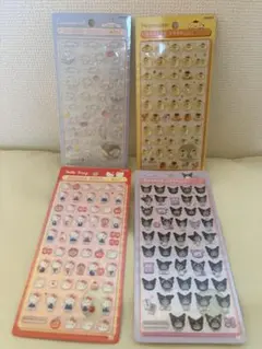 ボンボンドロップシールミニ　4種　キティ　クロミ　ポムポムプリン　シナモロール