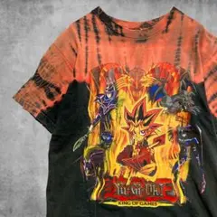 CAZT アニメ Tシャツ 遊戯王 ブラックマジシャン 遊戯 平成 昭和 古着