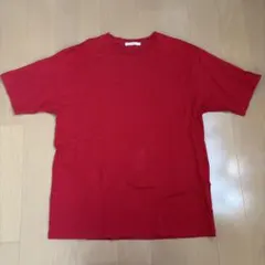 赤 半袖 Tシャツ シンプルのサムネイル