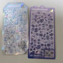 【正規品】ボンボンドロップシール　よるねこミニ　うさぎ