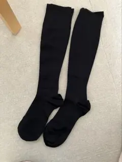 妊婦用　着圧ソックス２足セット　黒