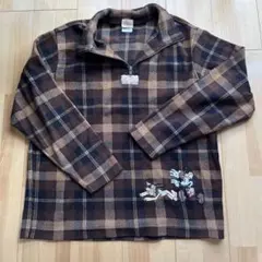 90's Disney store ハーフジップ フリース ディズニー