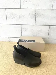 trippen bargee black 38 トリッペン バージー 黒レザーのサムネイル