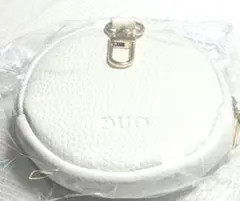 DUO ノベルティ コインケース ポーチ 白 未使用