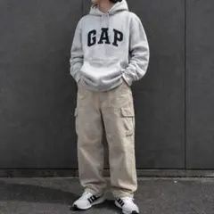 麦*茶様 archive gap ギャップ 00s y2k hoodie グレー