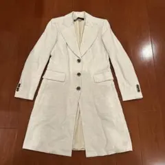 美品未使用❤️スペイン製ZARA❤️レディースリネンコットンコートXSサイズ