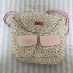 SHEIN ピンク　イエロー　花柄リュックのサムネイル