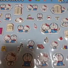 ドラえもん　キティ　コラボシール