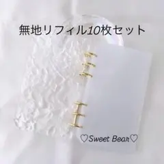 リフィル10枚セット A6 アクリルバインダー バインダー貯金saving