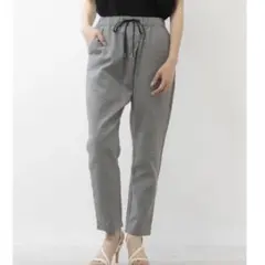 み*と様 サマンサモスモス ブルー アソートテーパードパンツ