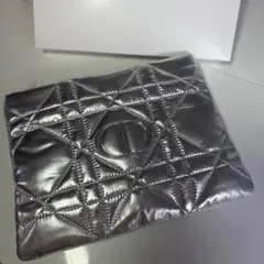 Christian Dior カナージュ ポーチ シルバーのサムネイル