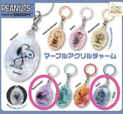 PEANUTS マーブルアクリルチャーム2種セット