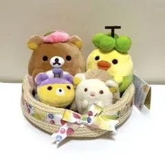 リラックマ ぬいぐるみ キイロイトリ フルーツ ぬいぐるみセット レア 美品