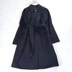 theory セオリー カーコート ブラック ベルテッド ロング