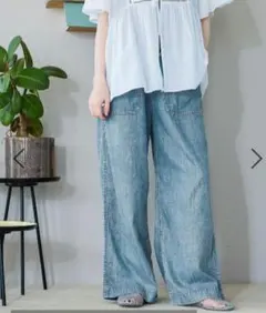 ライトオンスルーズデニムパンツ　完売品週末のみお値下げです。のサムネイル