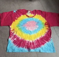 チャオパニック タイダイ柄 Tシャツ カラフル 半袖