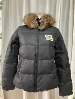 美品　2way Rodeo Crowns ブラックダウンジャケット　ファー着脱可