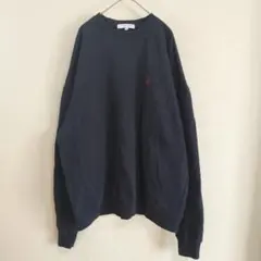 専用U.S.POLO ASSN. メンズ スウェット M ネイビー 刺繍ロゴ