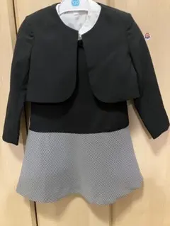フォーマルワンピース　ジャケット　半袖シャツ　靴下　4点セット　110cm