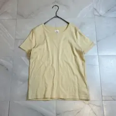 美品 アングリッド M バックシーム半袖Tシャツ クリーム色 アイボリー 夏服のサムネイル