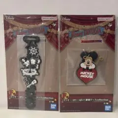 ディズニー　ミッキーマウス　一番くじ　ラバータイ　ラバーキーホルダー　まとめ売り