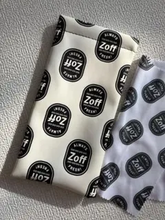Zoff メガネケースとメガネ拭きセット