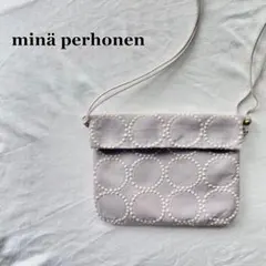 【美品】ミナペルホネン タンバリン financier bagフィナンシェバッグのサムネイル