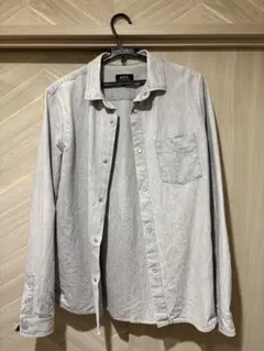 本日値下げ‼️A.P.C. ライトグレー ポケット付きシャツ Sサイズ